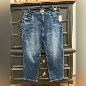 KUT highrise Ashley slouchy barrel jeans size 14